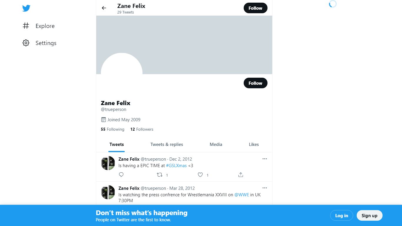 Zane Felix (@trueperson) | Twitter